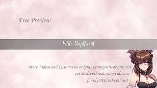 Petite Deepthroat Tied Up Intense Face Fucking Cum Swallow