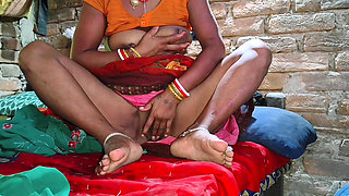 Papay Suman Mummy Fucked and Dropped the Cum of His Penis in Her Pussy Boyfriend Did Hard Fucking of Indian Girlfriend in the Be