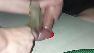 Ball's crach wife's cum 2