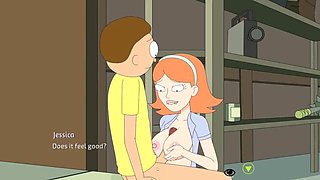Rick and Morty Family Fuck - Blonde and Ginger sluts get pounded