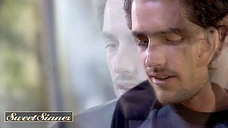 Sweet sinner - innocent stepbrother gets pulled into intense, golden shower with his fellating hot sister in law