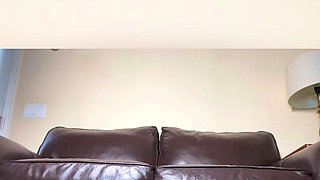 Amateur Big Titted Brunette Get Fucked On The Couch