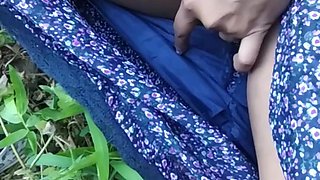 Indian Nudity Radba Fingering in Forest and Orgasm
