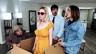 DAP and DP with busty personal assistant