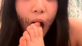 최고 걸레라고 영어로 홍보하는 육덕 유학녀