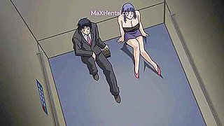 Hentai Anime - Boss Stucked In Elevator With Secretary