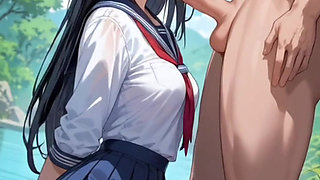 Hentai anime - Beautiful girl wants to fuck for the first time and loves it