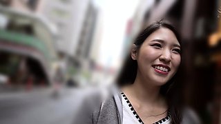 Asian japanese slut groped outdoors