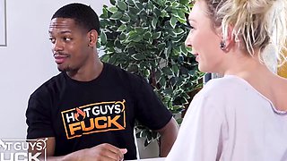 Hot blond hardcore morning bang in bedroom