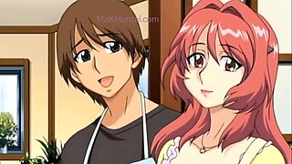Fingering her Hairy Pussy (Hentai)