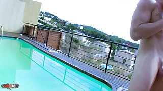 Cumshot movie with amorous Jordanne Kali and Leo Galvez from MMM100