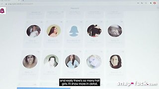 18-25 video with attractive Rachel Adjani and Rico Simmons from Snap-Fuck