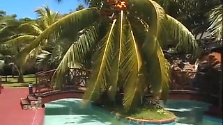 Petite Brunette Gets Her Pussy and Ass Banged Outdoors