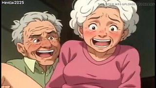 Granny and Old Man Cartoon Hentai Animation Compilation