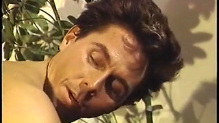 Sexy blonde big vintage cock sucking