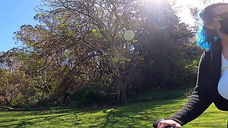 Great Big Boobs On Masturbating Redhead