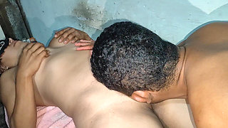 It's My First Time, He Penetrates Me Until He Breaks Stepsister's Pussy and Cum Inside in Tamil Indian