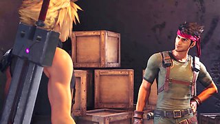Tifa shows off her curves while wandering around totally nude in this FF7 walkthrough