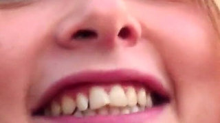 Dirty Dogging Teen Sophie Keegan Sucks off Perverted Older Swinger Guys in the Car Park