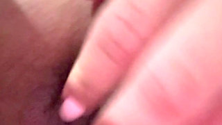 UGLY FAT GIRL STROKES HER PUSSY