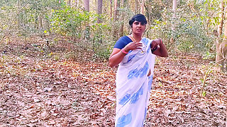 Indian Stepmom and Stepson Hardcore Fucking in Jungle