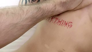 TATTOOED CUTIE LUNA LOVELY PUSSY LICKED AND FISTED TO