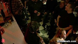 Rain Degrey Demon Cum At Crowded Bar