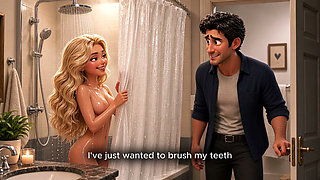 Stepdad came into the shower while I was washing
