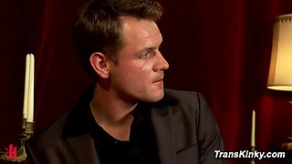 Vaniity Rough Dominant Sex Session Fucking Trents Throat And Ass Until He Cums Twice