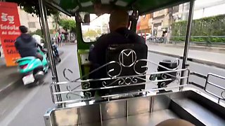 Cute Thai MILF picked up and fucked hard