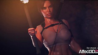 Lara And The Jade Skull - THREE DIMENSIONAL Toon - Lara Croft