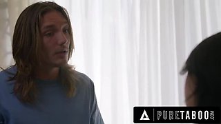 Pure Taboo Lulu Chu Hot Asian Stepsis Teases Stepbro With Stepmom Nudes During Sex