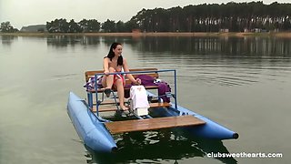 4 ladies, two water bikes - sweetheartsclassic