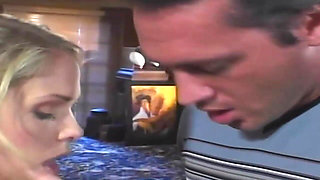 Blonde Babe Stretched Wide by Throbbing Cock in Intense Fuck