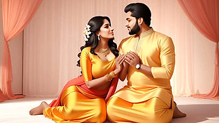 Hot Indian Desi Couple Holi Special Romance