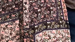 Pervert Old Man Rubs Student's Pussy in The City Bus