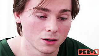 Adorable young babe with big boobs Hazel Moore rides a big dick