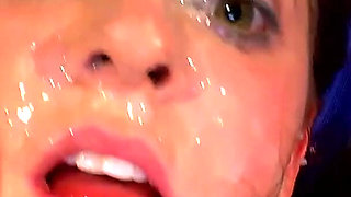 Ggg Joh Thompson - First Time Bukkake Gangbang Enjoys by Hot Chicks and Big Cocks