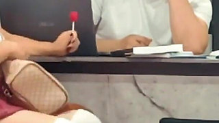 Latina MILF Wears Schoolgirl Costume to Fuck Her Teacher and Gets a Real Creampie