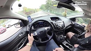 Lascivious Mugur and Julia North at outdoors smut