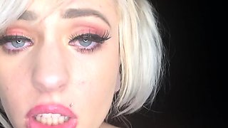 Blonde teen Sierras first erotic masturbation video