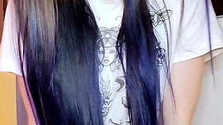 Solo booty assed babe ass toying masturbation in hi def