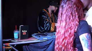 Hot Colombian MILF Andrea Castro Gets Fucked Hard by BBC in Club - Big Tits, Riding, Doggy Style