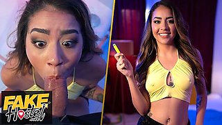 Fake Hostel featuring Steve Q and Kitty Love's college scene
