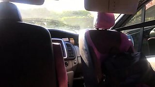 Amateur coeds voyeur fucking in public place