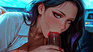 Gorgeous MILF Sucks Massive BBC in Game Room – POV Blowjob Cumshot