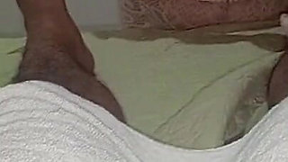 Mature Masseuse Gets Aroused When She Sees My Cock and Jerks Me off