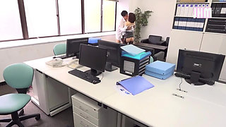 Office Temptation Pantyhose Fever Follows You From Desk to Hotel - Episode1