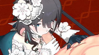 Honkai Star Rail - Ruan Mei X Caelus Passionate Sex - 3D Hentai Animation