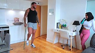 Yasmina Khan in Hijab Gets CIM After Sex Workout With